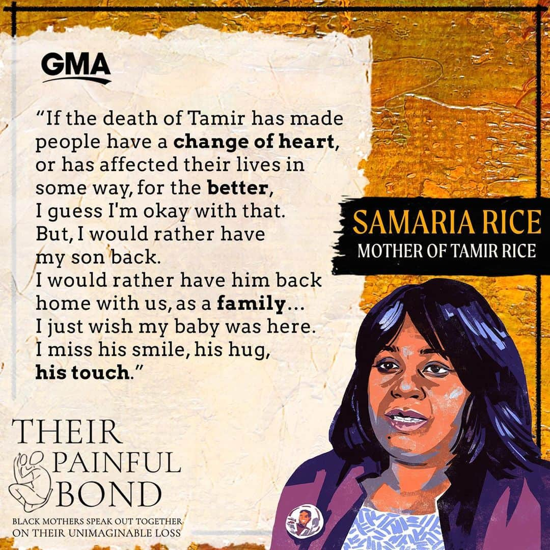 Good Morning Americaさんのインスタグラム写真 - (Good Morning AmericaInstagram)「The mothers of Ahmaud Arbery, Breonna Taylor, Trayvon Martin, Tamir Rice, Eric Garner, Antwon Rose and Botham Jean come together to speak about their shared grief, journeys for justice and sacrifices as Black mothers in America. Watch their powerful conversation with @debrobertsABC at link in bio.」7月13日 21時33分 - goodmorningamerica