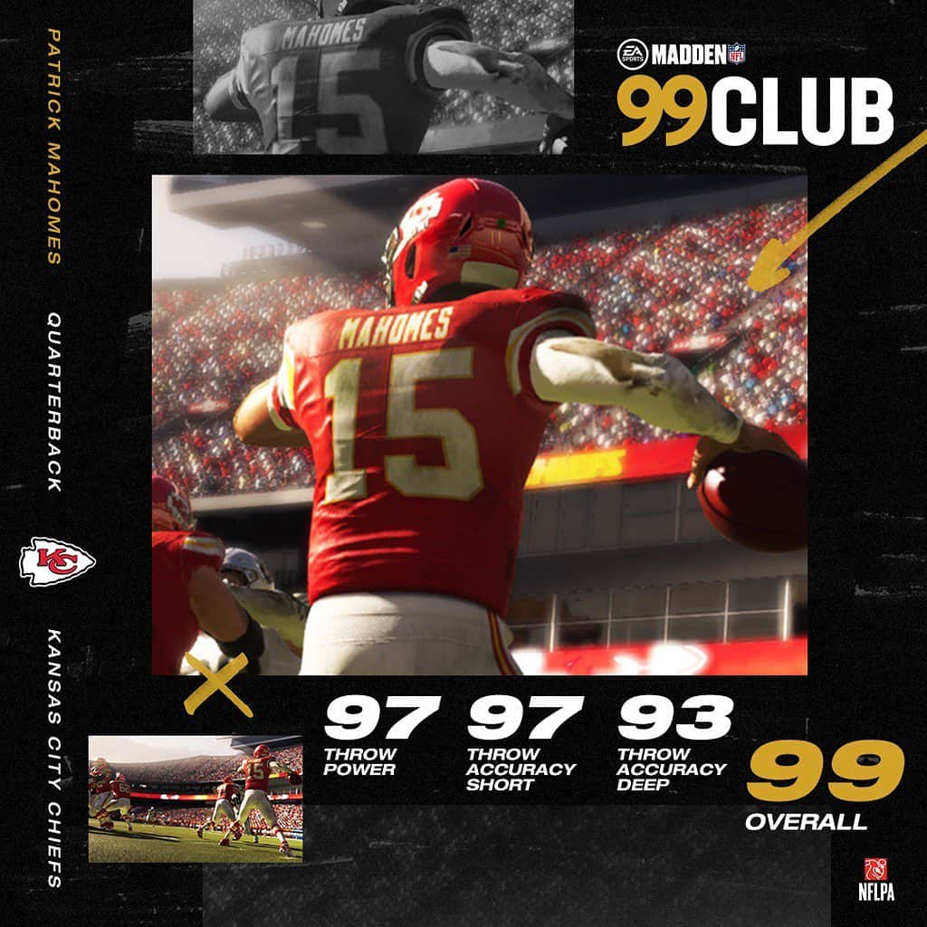 スポーツセンターさんのインスタグラム写真 - (スポーツセンターInstagram)「PATRICK MAHOMES. Your first @eamaddennfl 99 Club member. 🔥」7月13日 21時49分 - sportscenter