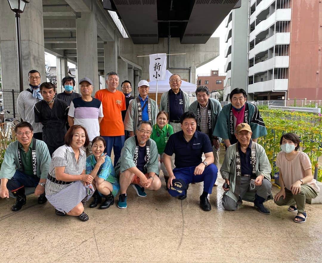 木原稔のインスタグラム：「高麗門朝顔市。」