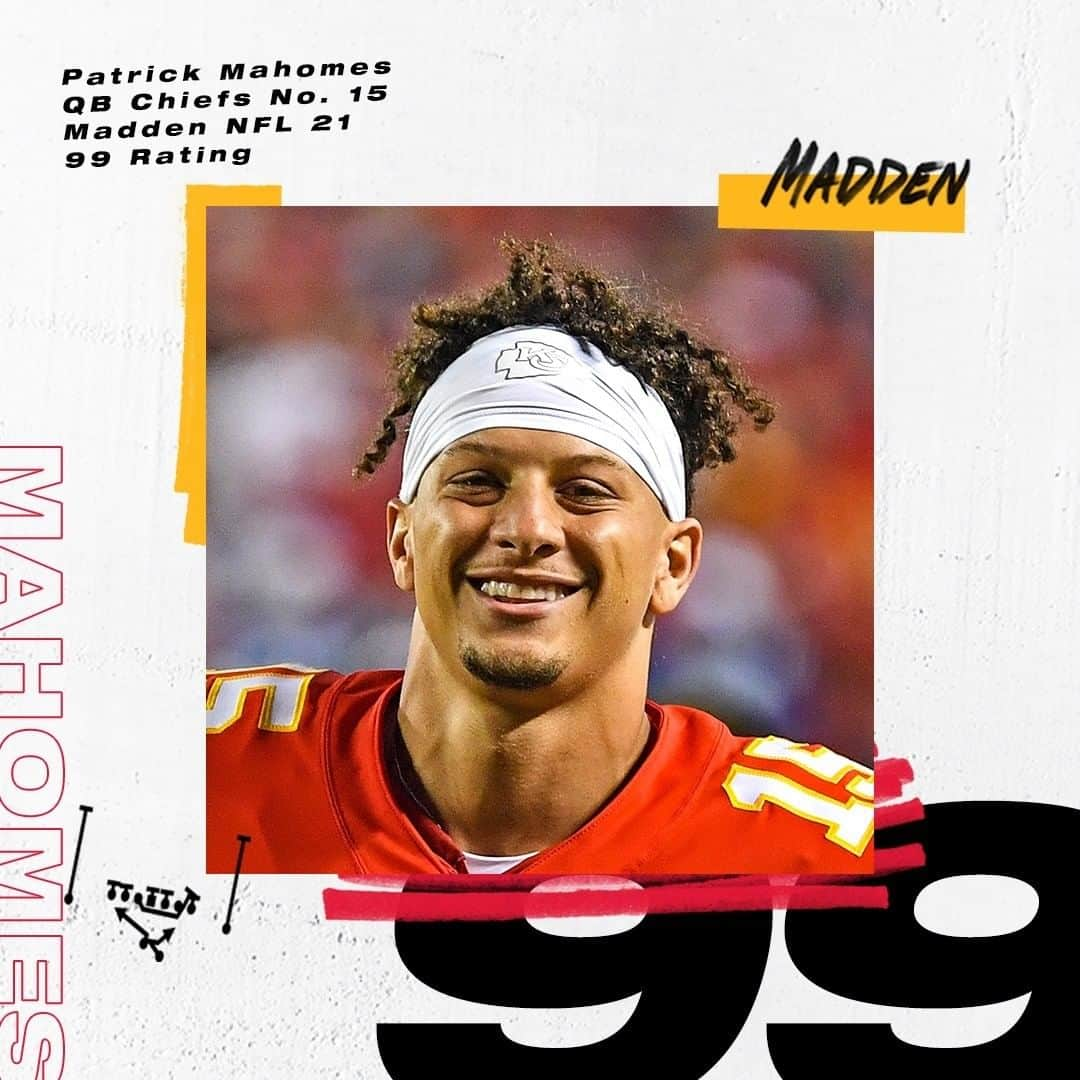 espnさんのインスタグラム写真 - (espnInstagram)「Duh. Welcome to the 99 Club, Patrick Mahomes. 🔥 @eamaddennfl #Madden21」7月13日 21時53分 - espn