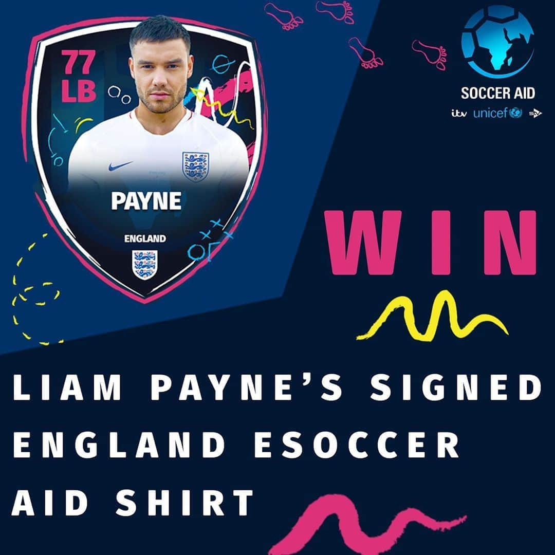 リアム・ペインさんのインスタグラム写真 - (リアム・ペインInstagram)「I’m giving away my signed England shirt I was wearing to @unicef_uk in a prize draw! ⚽ All you need to do is follow @socceraid and tag a friend in the comments... Winner will be announced on 27th July 🙌🏼 Good luck everyone!」7月13日 23時01分 - liampayne