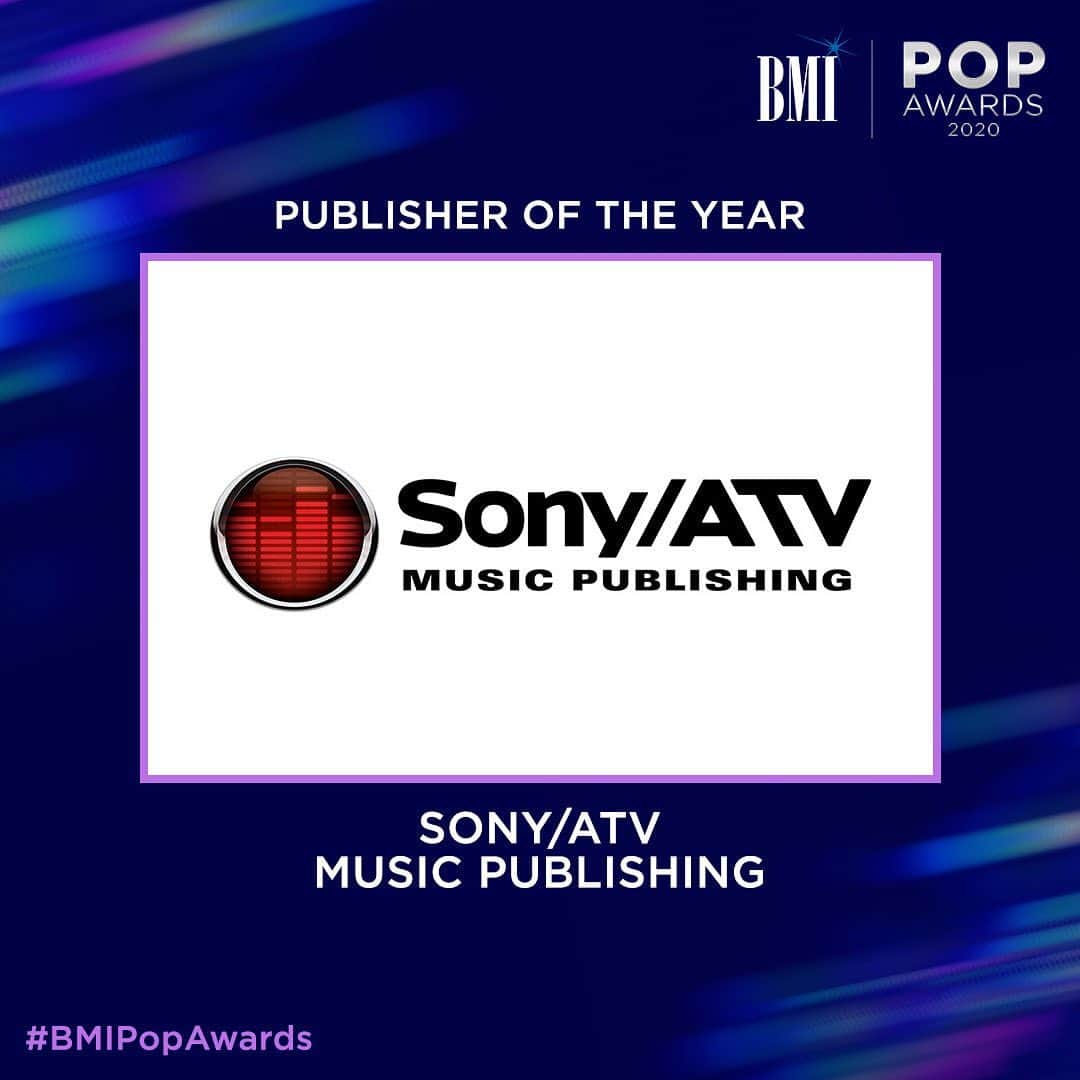 Broadcast Music, Inc.さんのインスタグラム写真 - (Broadcast Music, Inc.Instagram)「Congrats to @sonyatvmusicpub on being our #BMIPopAwards Publisher of the Year with songs like “Beautiful,” “I Don’t Care,” “Old Town Road,” “Sunflower 🌻” and so many others. Tap our 🔗 to see a special message from Jon Platt! #BMIPopAwards」7月13日 23時28分 - bmi