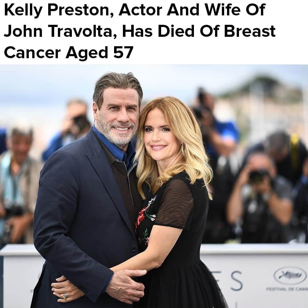 BuzzFeedさんのインスタグラム写真 - (BuzzFeedInstagram)「The actor — who had been married to Travolta for 28 years — leaves behind two children, Ella, 20, and Benjamin, 10. Rest in peace.」7月13日 23時36分 - buzzfeed