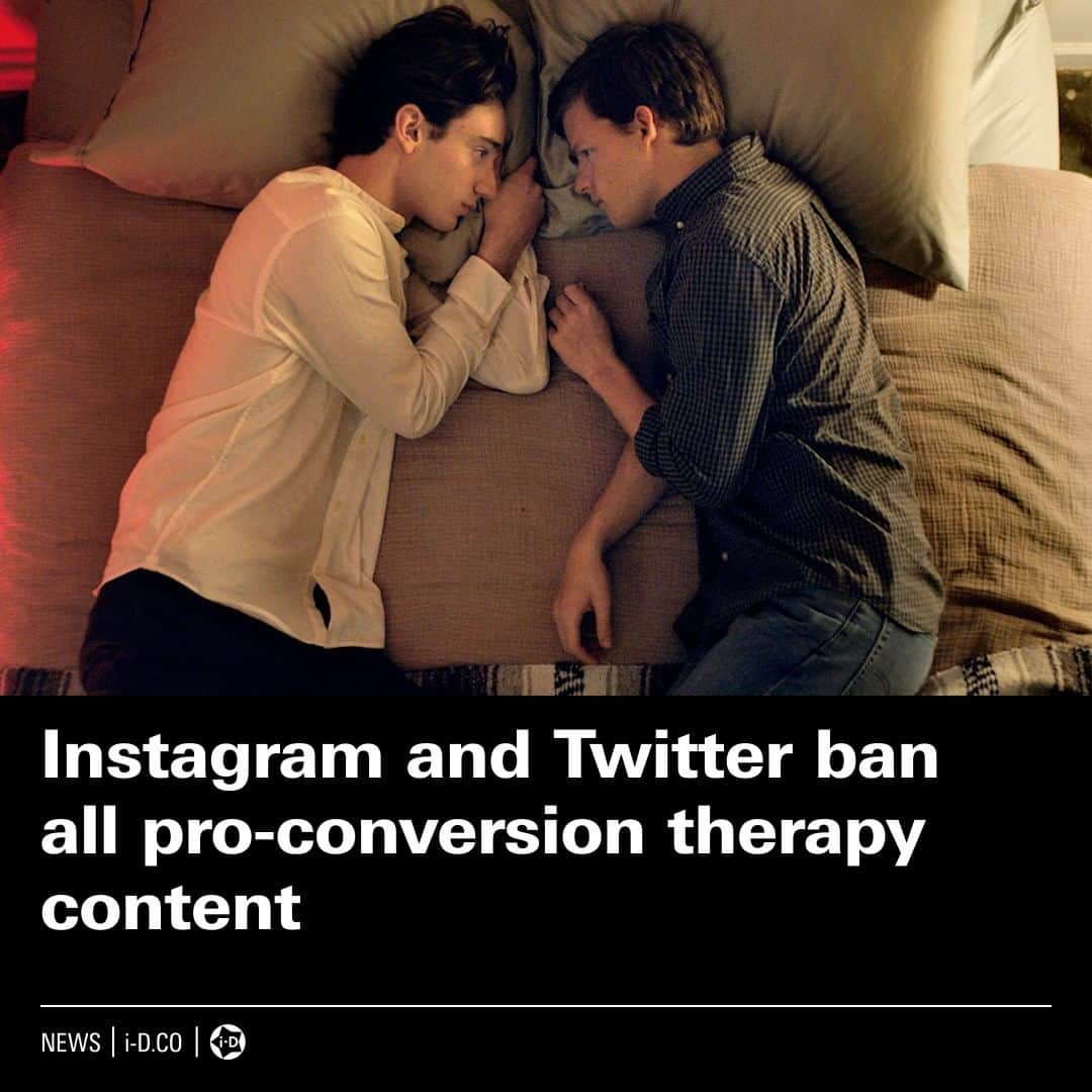 i-Dさんのインスタグラム写真 - (i-DInstagram)「A step in the right direction! 👏⁣⁠ ⁣⁠ Hit the link in bio to read more details about this much-welcomed ban and what the next steps are to abolish this anti-LGBT practice altogether.⁣⁠ .⁣⁠ .⁣⁠ .⁣⁠ Text @douglasgrnwd⁣⁠ Image from #BoyErased⁣」7月13日 23時47分 - i_d