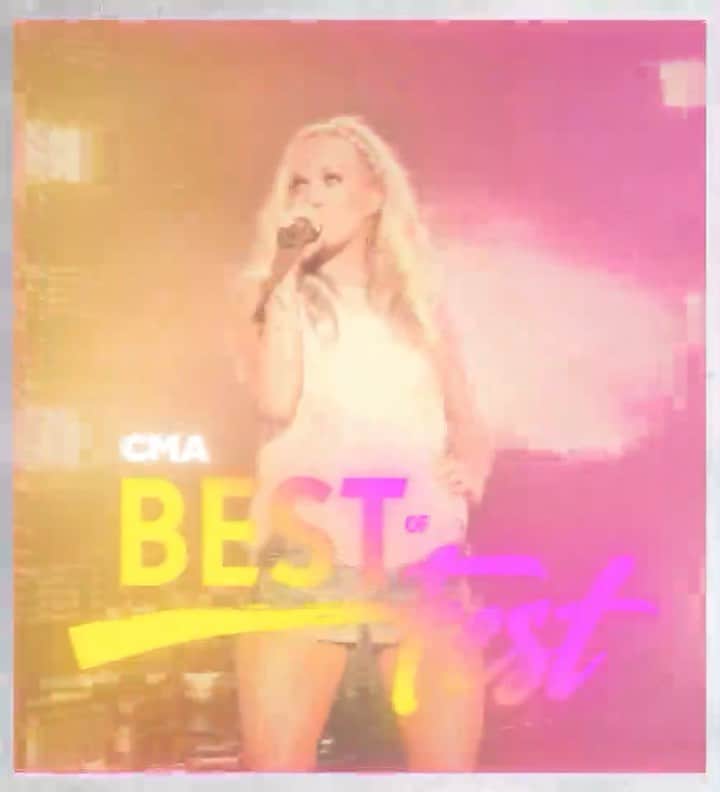 のインスタグラム：「Tune in tonight to see past performances from Carrie as part of “Best of #CMAfest” at 8|7c on ABC! -TeamCU」