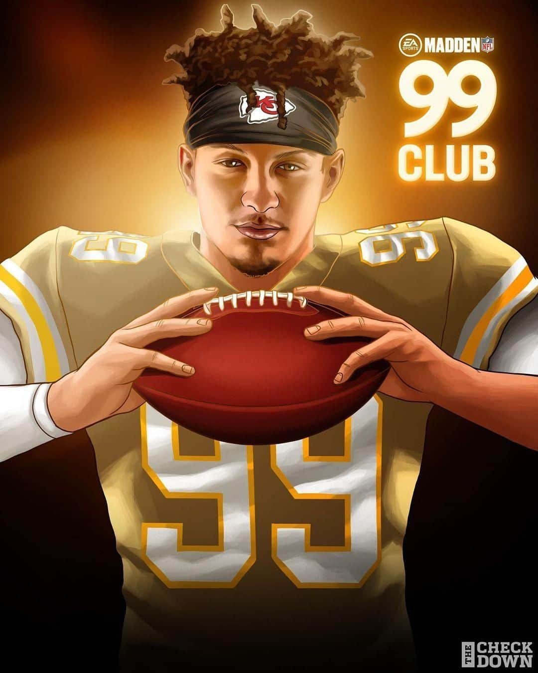 NFLさんのインスタグラム写真 - (NFLInstagram)「The first member of the #Madden21 99 Club: @patrickmahomes 👏 (via @thecheckdown) @eamaddennfl」7月14日 0時10分 - nfl