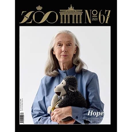 ZOO Magazineさんのインスタグラム写真 - (ZOO MagazineInstagram)「We had the great honor of interviewing Dr. Jane Goodall for our new issue, 67. The coronavirus crisis – inevitably became a subject of our conversation, but also her childhood memories, studies, the fight for a better future and finally, reflections on fashion. When speaking about the corona virus Dr. Jane Goodall anticipated the scale of such a devastating phenomenon: “The thing is that science has warned us for years and years and years that a pandemic of this sort was inevitable. It was bound to happen sooner or later. And we brought this pandemic on ourselves because we have disrespected nature and animals”.   For this issue, we have evolved a more rounded view that equates both the planet and all the people in it. In keeping with this sentiment, Dr Jane Goodall beautifully captured how each and every one of us can live more harmoniously with the Earth: “What you can do every day [...] is to think about the consequences of the small choices you make”. Where there is growth, there is change, renewal, and rebirth. And where there is change, there is always hope.   Tomorrow it is also #worldchimpanzeeday. The Jane Goodall Institute will honor the 60th anniversary of the day that Dr. Goodall first arrived in what is now Gombe Stream National Park, Tanzania, to begin her ground-breaking study of wild chimpanzees. Please visit her Instagram account or website to also join ‘Gombe 60 LIVE with Dr. Jane Goodall’ to learn more about the revolutionary scientific insights, community-centered conservation, current research, and expansive living legacy of work in Gombe. www.janegoodall.global  www.rootsandshoots.global  www.janegoodall.nl/gombe60/  photography by @Bryanadams, interview by Ralf Kraemer& José Klap   #janegoodall #rootsandshoots #worldchimpanzeeday #zoomagazine #zoomagazineissue67 #hope #fightforabetterfuture #change」7月14日 0時41分 - zoomagazine