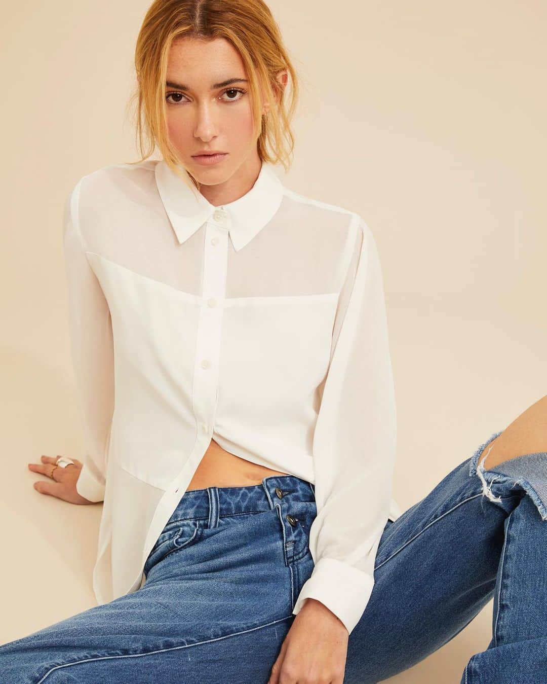 のインスタグラム：「The Marlo Blouse just dropped on davidlernerny.com」
