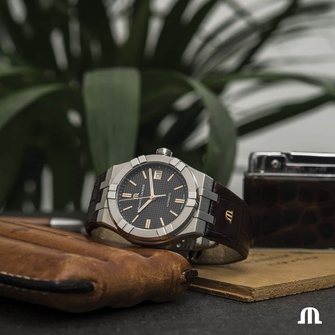 モーリスラクロアさんのインスタグラム写真 - (モーリスラクロアInstagram)「A smell of old leather and a taste for old fashion. That's all the #AIKON Automatic 39mm is about. #BeYourAikon #YourTimeIsNow  Thank you @watchonista for the great shooting!   #MauriceLacroix #Watch #Reloj #LuxuryWatch #Swisswatch #HauteHorlogerie #Swisswatchmaking #Watchmaking #Wotd #Watchesofinstagram #Watchfam #Watchlife #Swissmade #Whatsonmywrist #Watchoftheday #Watchaddict #Dailywatches #instawatchdaily #instawatches #Wiwt #womw」7月14日 1時00分 - mauricelacroix