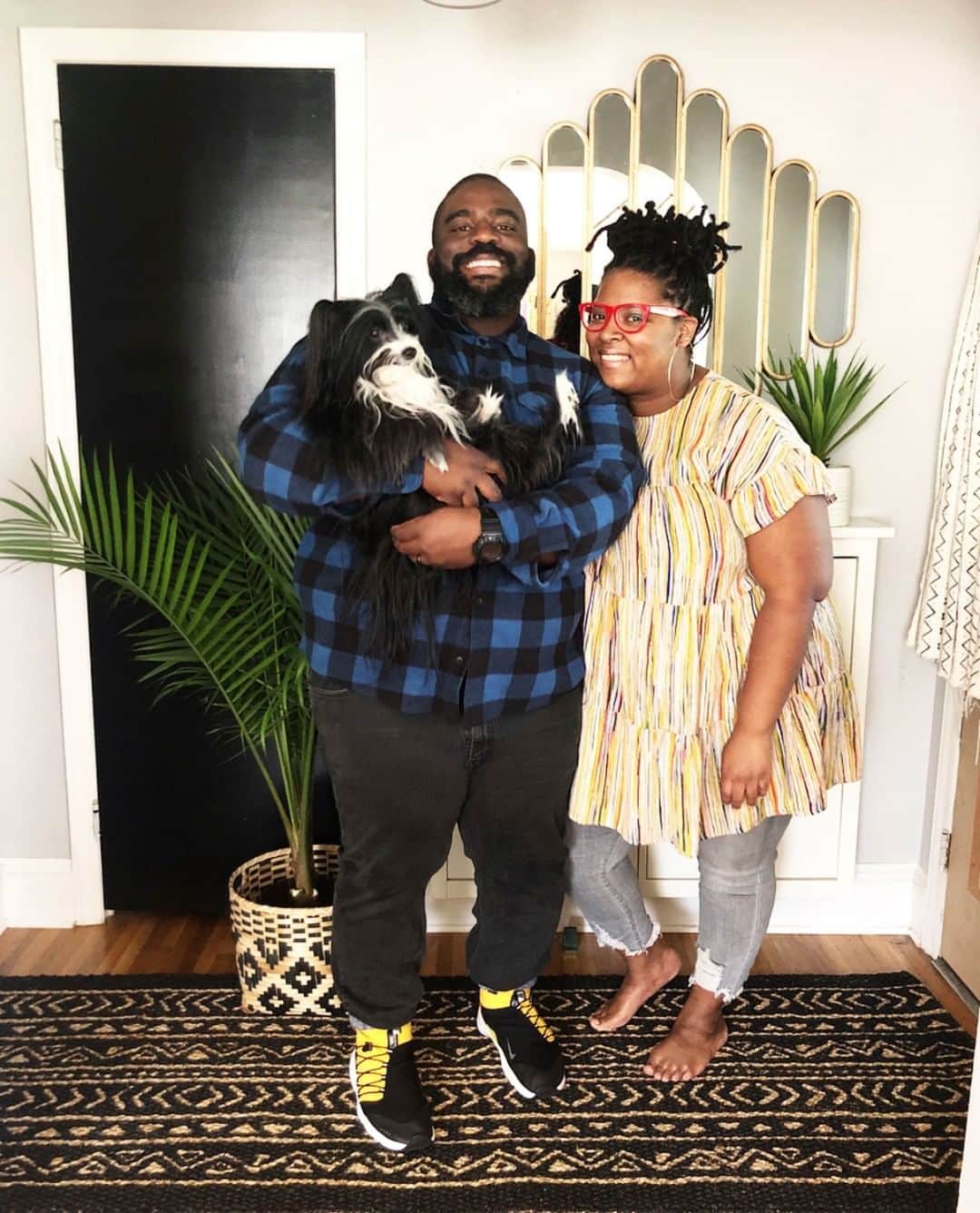 HGTVさんのインスタグラム写真 - (HGTVInstagram)「Take a tour of TaLaya Brown and Kerrick Faulkner's North Carolina home that's defined by the mash-up of old and new. 🗝 + 🔑 = 🏡 ⁠@ourbrickhousestyle ⁠ A home is more than just a house; it holds our memories. So when North Carolina couple TaLaya and Kerrick inherited the house that once belonged to Kerrick’s grandparents, it was a chance to draw from the past while looking ahead to the future. 🤩 With rescue dog Honey in tow for good luck, the two set out to make a new home out of an old house. 💞⁠ ⁠ Head to the link in our bio to see their super cute space. 🔝⁠ ⁠ #design #hometours #northcarolina #interiordesign⁠」7月14日 1時01分 - hgtv