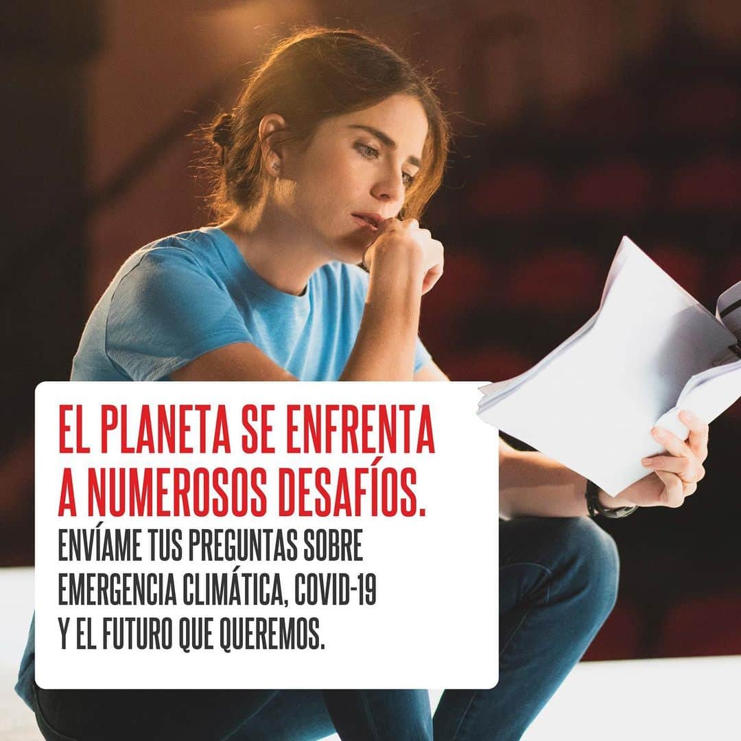 カーラ・ソウザのインスタグラム：「Hoy responderé a sus preguntas sobre los desafíos a los que se enfrenta el planeta. ¿Me envías la tuya? A través de mi “Instagram Stories” ⠀ #InvierteEnElPlaneta @acciona」
