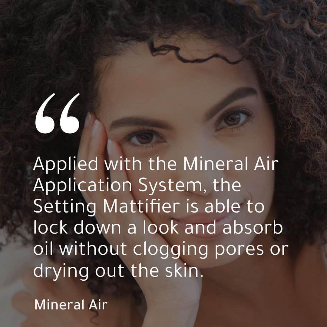 Mineral Airさんのインスタグラム写真 - (Mineral AirInstagram)「ICYMI: Last week we introduced our all-new Setting Mattifier! This new add-on product has the versatility you love and expect from the full Mineral Air collection. The Setting Mattifier is perfect for those with oil-prone skin, works as an extra hold for mask wearers and can even be applied on bare skin for a shine-free finish. 🌟⁠⠀ ⁠⠀ For more tips on how to use this multi-function product, check out our latest blog post. Read now via link in our bio.」7月14日 1時23分 - mineral_air