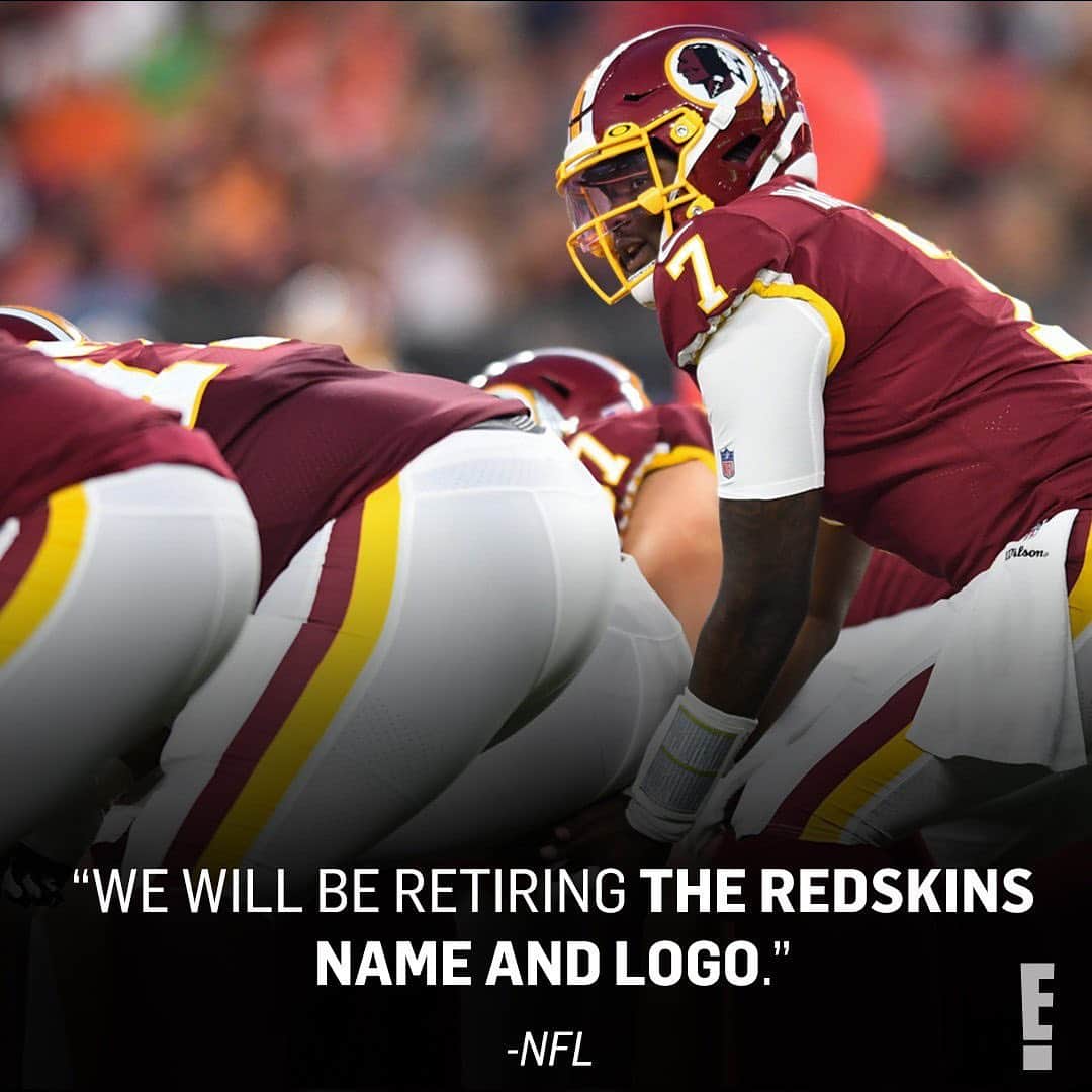 E! Onlineさんのインスタグラム写真 - (E! OnlineInstagram)「After years of backlash, the #NFL is making a major change. Head to the link in our bio for why they decided it's finally time for Washington's NFL team to change its "Redskins" name and logo. (📷: Getty)」7月14日 1時31分 - enews