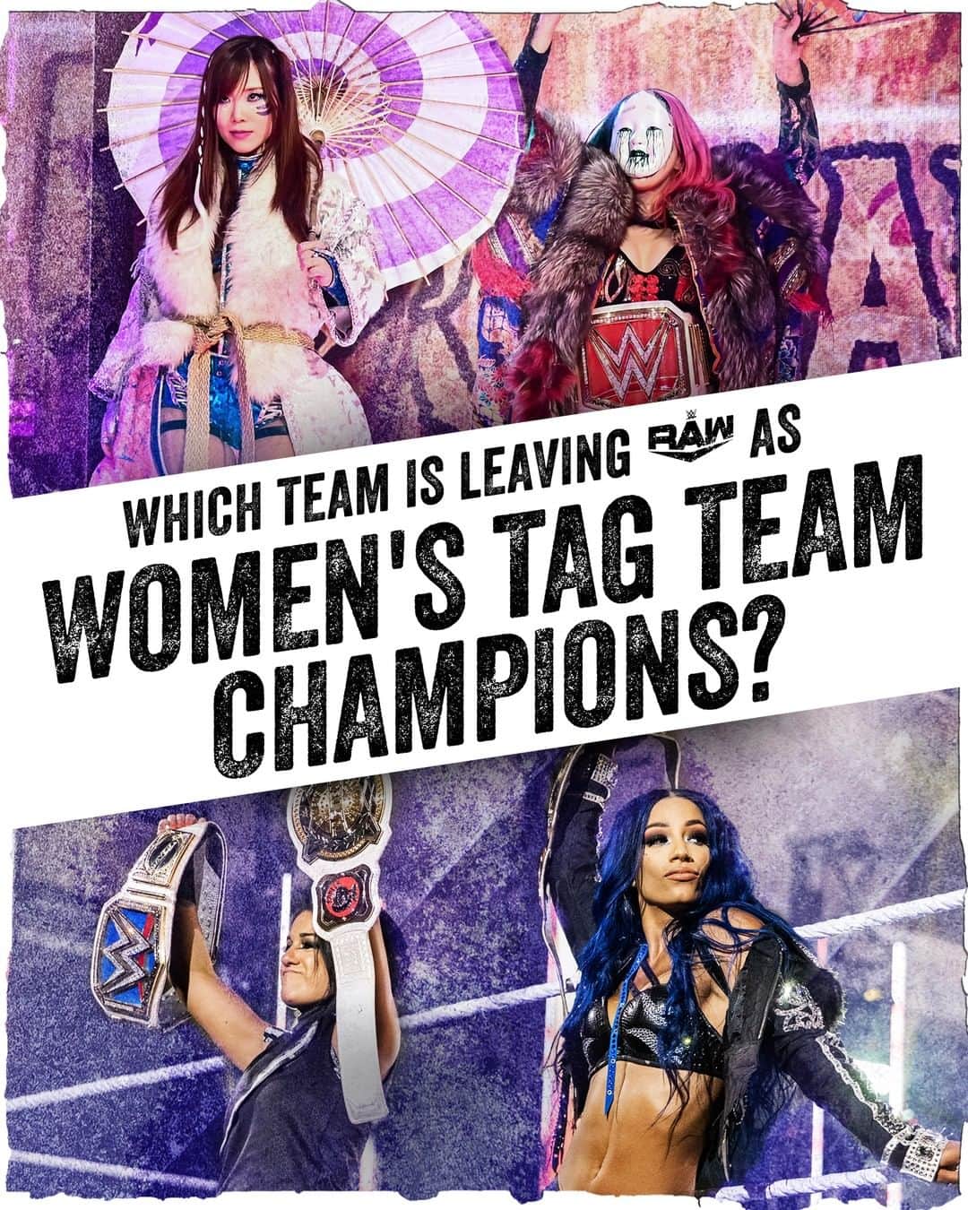 WWEさんのインスタグラム写真 - (WWEInstagram)「The WWE #WomensTagTitles are on the line TONIGHT. Who ya got? 👇 #WWERaw」7月14日 6時00分 - wwe