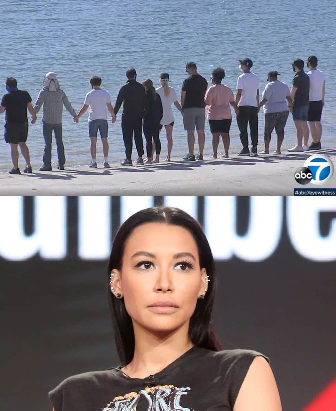 Just Jaredさんのインスタグラム写真 - (Just JaredInstagram)「Heartbreaking. Naya Rivera’s friends and loved ones gathered at Lake Piru on Monday and shared a moment in this image taken by @abc7la. Naya’s body was tragically found at the lake. Tap this pic in the LINK IN BIO to see more images from this tragic moment.  #NayaRivera #RIP Photo: Getty/ @abc7la」7月14日 6時42分 - justjared