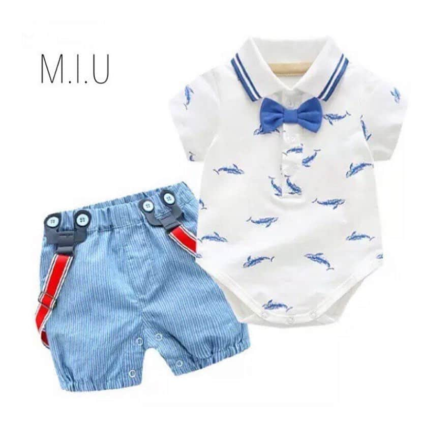 M.I.U?(エムアイユー)のインスタグラム：「. 【商品番号#MIU534】 ◆クジラ柄シャツ上下セット◆ . サイズ 70、80、90、95 展開 . . 【画像タップでご注文できます👆❤️】 . . #MIUキッズ #MIU男の子 #MIUベビー ☝︎ハッシュタグより関連商品が見られます🔎 . . 質問等は全てEメールにてお願いします📩DM、コメントは見逃してしまう場合があります🙇 . . #海外子供服#輸入子供服#韓国子供服#子供服#ベビー服#キッズ#ベビー#キッズファッション#kidsfashion #キッズコーデ #女の子#男の子#親バカ #ベビーモデル #赤ちゃん #女の子ママ #男の子ママ#ベビフル #新米ママ #0歳#1歳#2歳#3歳#4歳#5歳」