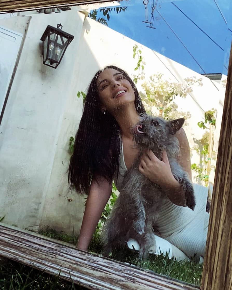 アデレード・ケインのインスタグラム：「Ya girl has been depressed ✨ thank god for pets! Ily ♥️」