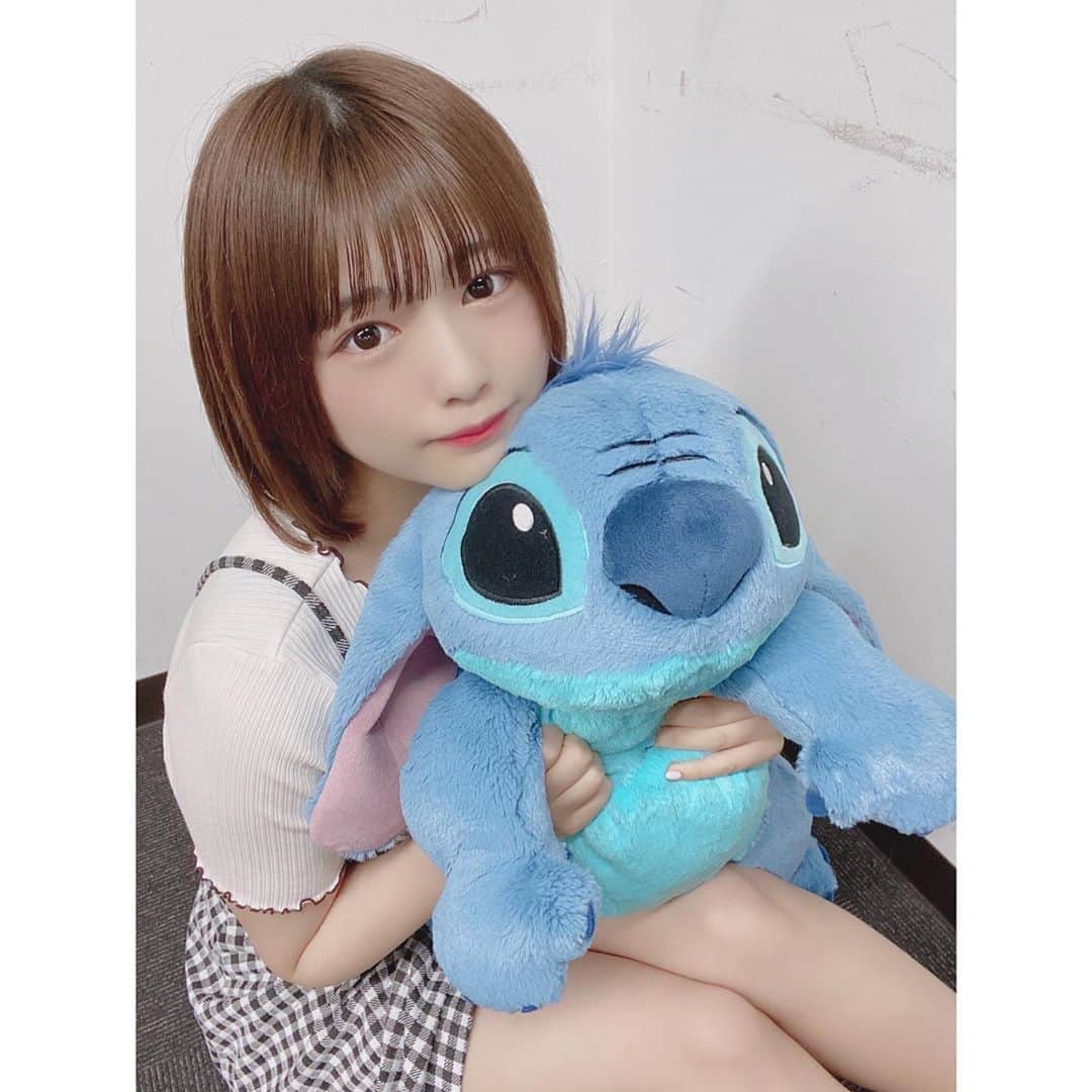 のインスタグラム：「. . #アイドル #地下アイドル #スティッチ #ディズニー #キャラクター #ぬいぐるみ」