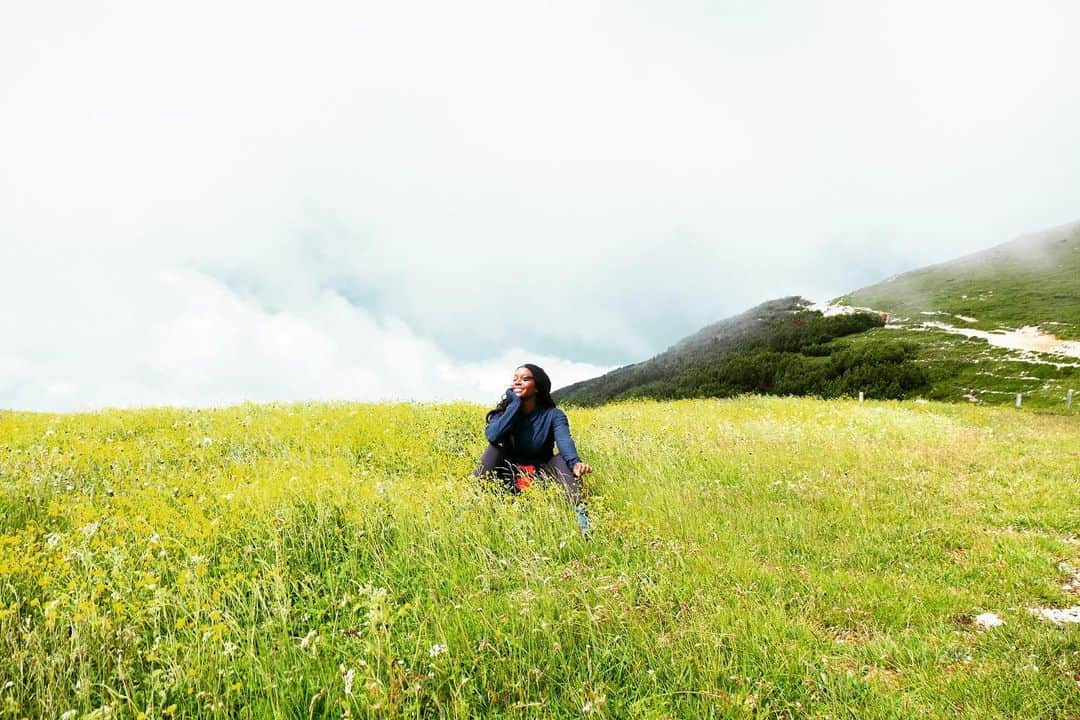 アジャ・ナオミ・キングさんのインスタグラム写真 - (アジャ・ナオミ・キングInstagram)「My little slice of happiness 🥰」7月14日 21時27分 - ajanaomi_king