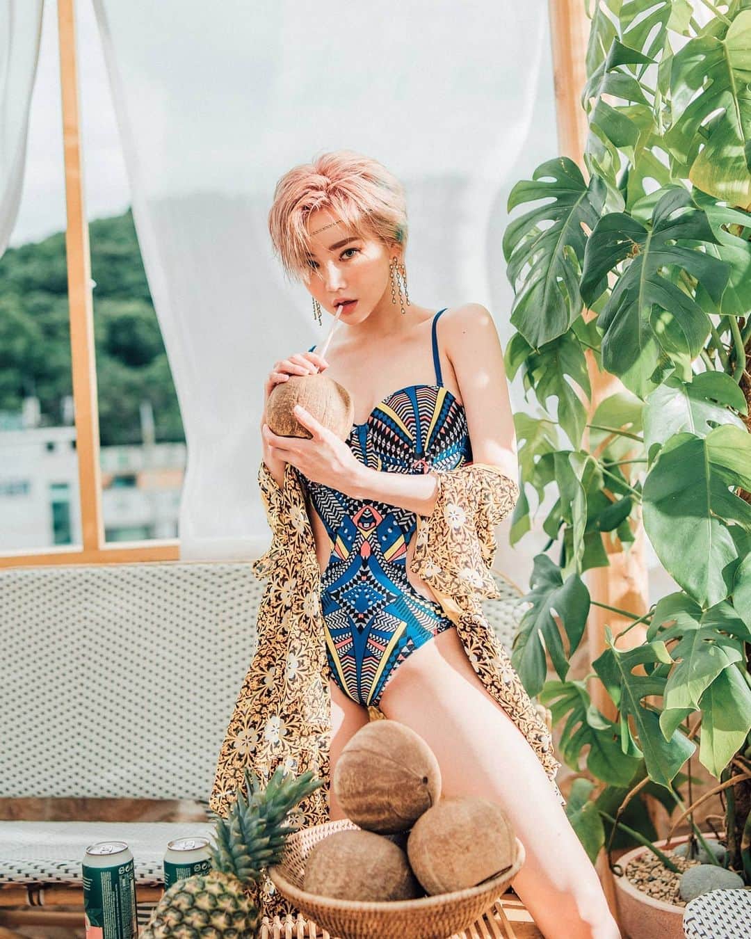 Han Ga Eunさんのインスタグラム写真 - (Han Ga EunInstagram)「🌵 하고 싶은 대로 말하는 대로 다 이루세요 멋진 분들 시간은 길게 남아있어요🦋 . .  photo @dante_miu  Makeup @makeup_soukhyun  Haircolor @hearts_cdw  Studio @studio.ohah   #model #korean #photography #summerpics #bikini」7月14日 22時00分 - gaeungbebe
