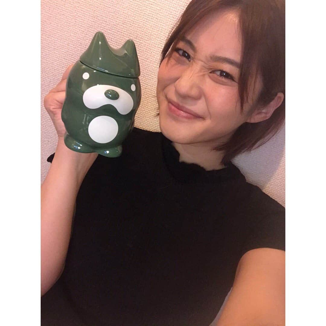 橘花凛さんのインスタグラム写真 - (橘花凛Instagram)「‪アベマくんマグカップ💓‬ ‪かわいい。蓋ついてる🥺✨‬」7月14日 17時45分 - rintakahashi0809