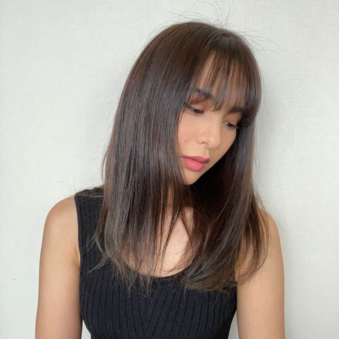 山口厚子さんのインスタグラム写真 - (山口厚子Instagram)「前髪伸びてきたよ〜💞」7月14日 19時14分 - atu_yaman
