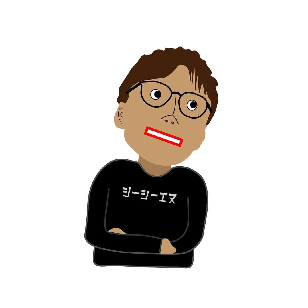 土井雪広のインスタグラム：「明日は興味深い発表が！あります！ あっ、このイラストはGCNジャパンクリエイターが制作。 にてます？🧐🧐😊😊  #イラスト」