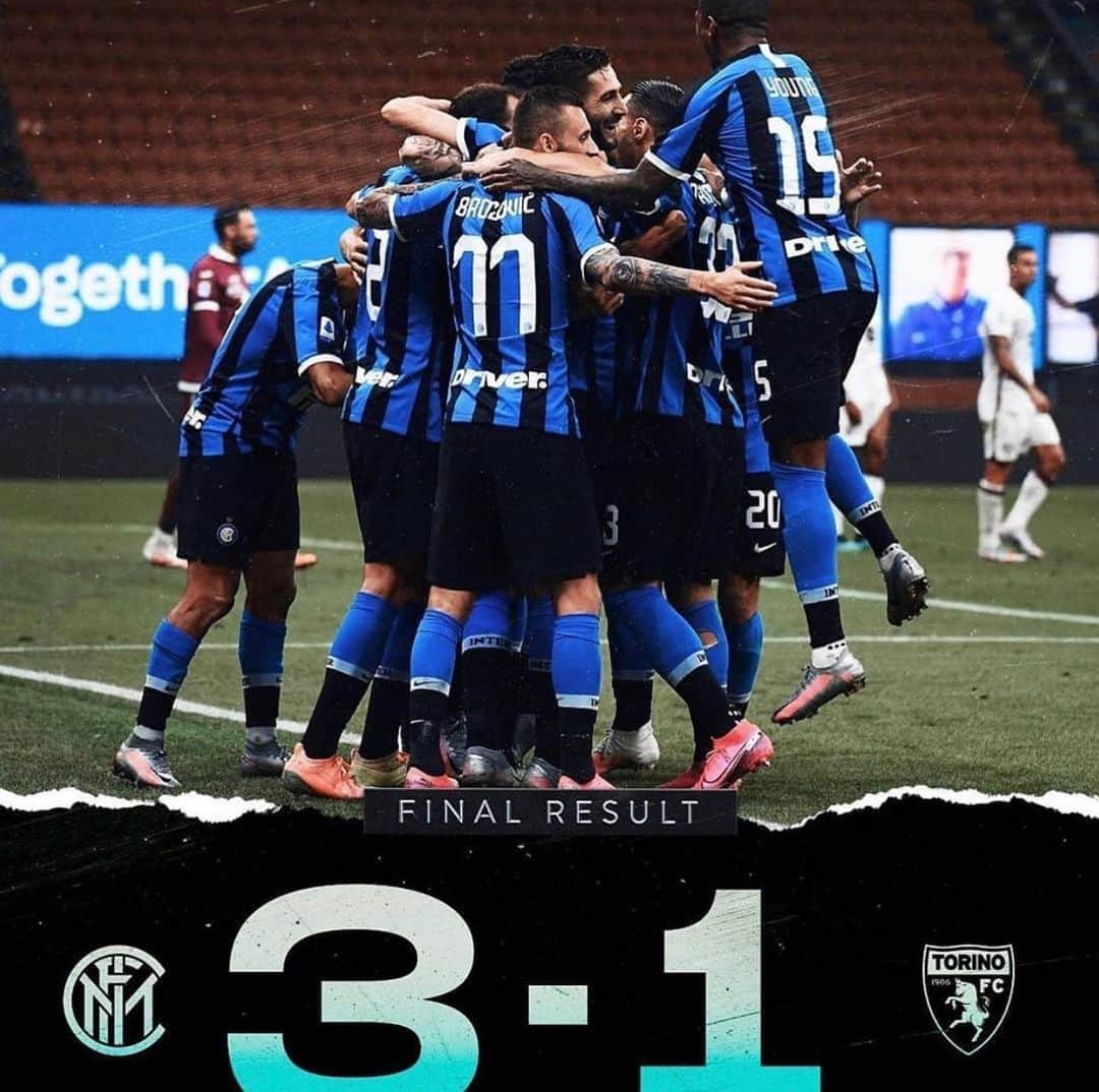 マルセロ・ブロゾビッチのインスタグラム：「Forza ragazzi, grande carattere per una vittoria importante! Avanti così! @inter」