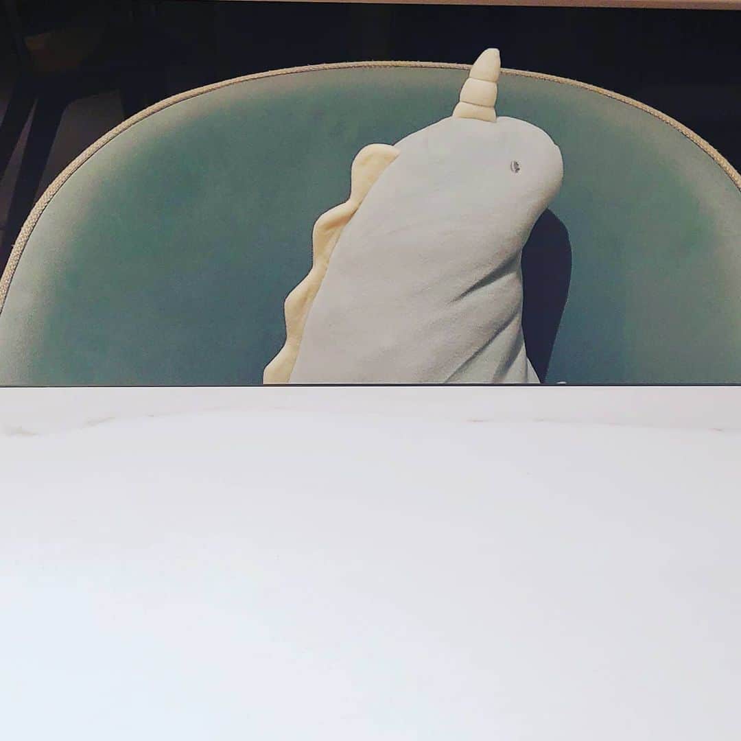 ジョリン・ツァイのインスタグラム：「晚餐了嗎🦄 #是飛馬吧還是恐龍」