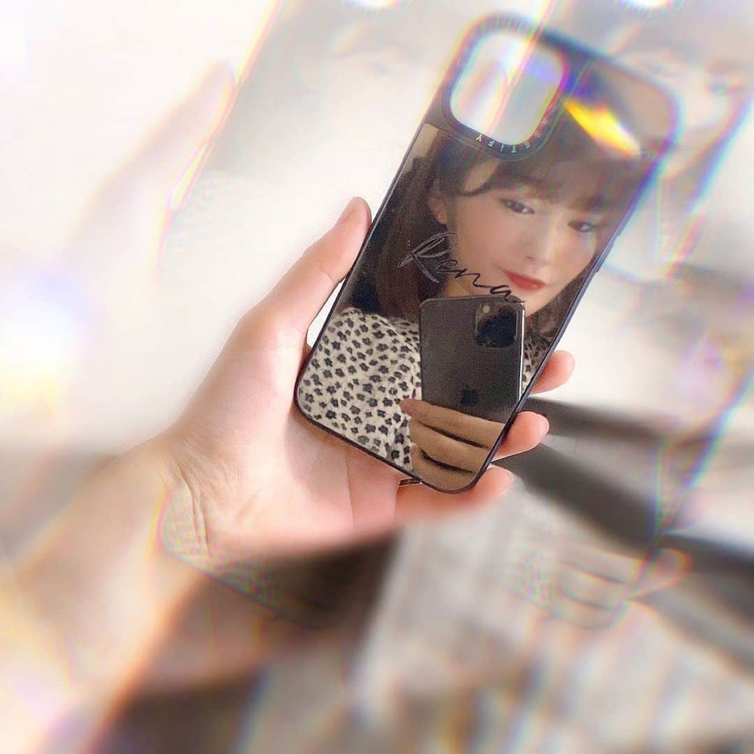 川上礼奈さんのインスタグラム写真 - (川上礼奈Instagram)「. 今使ってるiPhone case📱✨ @casetify_jp のだよ〜🤍 鏡になっててぱぱっとお化粧直しとか 出来るからすっごく便利😳🤍 名前入りだよ〜☺️✨ @CASETiFY @CASETiFY_jp #CASETiFY #CASETiFYミラーケース #stateyourcase」7月14日 20時48分 - kawakami_rena