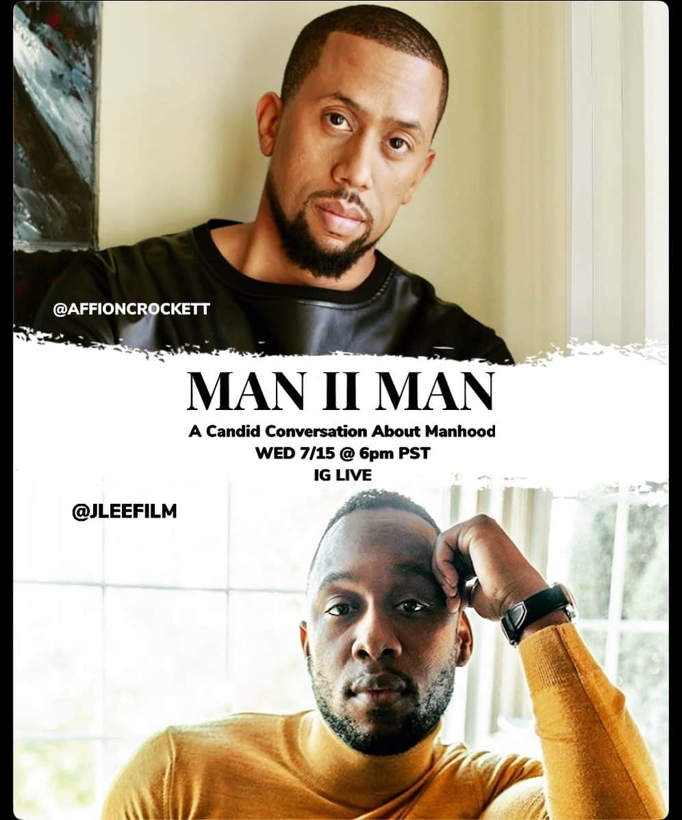 アフィオン・クロケットさんのインスタグラム写真 - (アフィオン・クロケットInstagram)「THIS WEDNESDAY I sit down with my brother @jleefilm who is cut from the “No excuses” cloth. An extremely witty & intelligent producer, writer, director, actor, & solid human being. Oh... he’s also a classically trained pianist & an occasional point guard. DON’T MISS THIS CHAT! 👑✊🏾  . . #affioncrockett #maniiman #manhood #jlee #chat」7月14日 21時12分 - affioncrockett