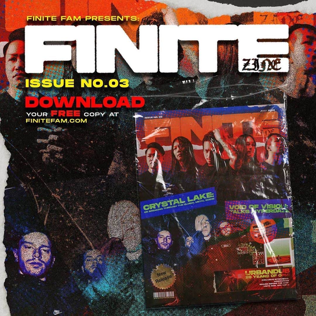 Crystal Lakeのインスタグラム：「Thank you @finitefam for putting us on the cover! Read our interview now at finitefam.com」