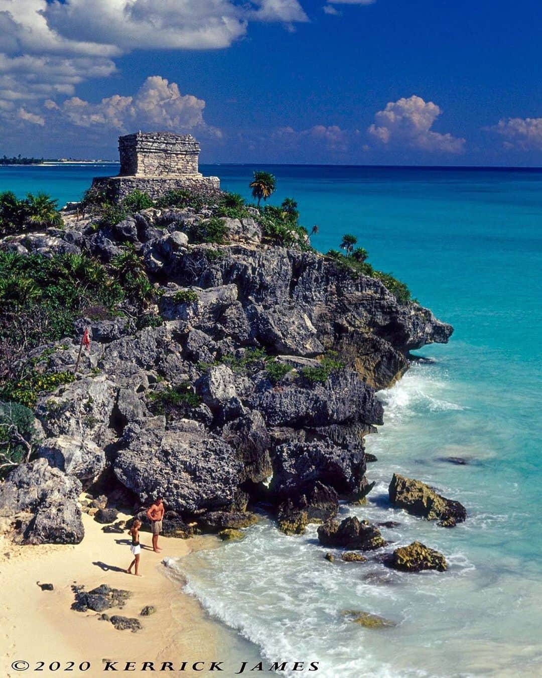 Ricoh Imagingのインスタグラム：「Posted @withregram • @kerrickjames5 Better days at The Temple of the Wind, Tulum, Quintana Roo, Mexico. This film image from the late 90’s was shot with a Pentax PZ-1P. #ricoh #ricohimaging #ricohusa #pentaxiansunite」