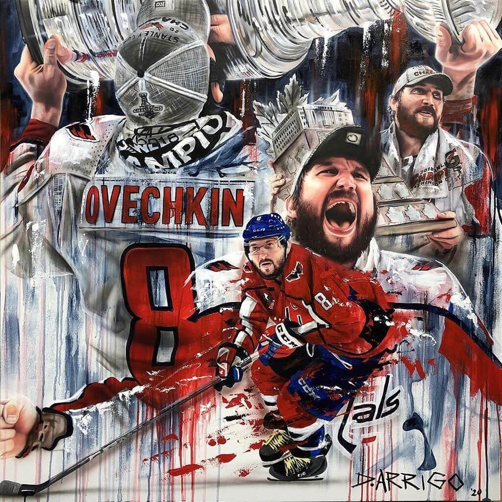 NHLさんのインスタグラム写真 - (NHLInstagram)「This @aleksandrovechkinofficial art is EXCEPTIONAL. 😱😱  (🎨: David Arrigo, @davidarrigo)」7月15日 7時04分 - nhl