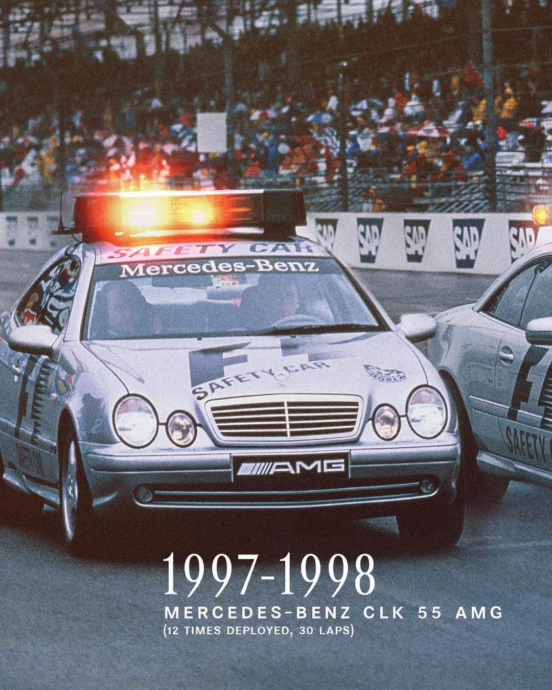 メルセデス・ベンツさんのインスタグラム写真 - (メルセデス・ベンツInstagram)「Did you know? This year, we celebrate 25 years of the Mercedes-Benz F1 Safety Car! 🙌 Let’s have a look back at where it all began. 👀 #MercedesBenz #DrivingInnovation #MBclassic」7月14日 23時56分 - mercedesbenz