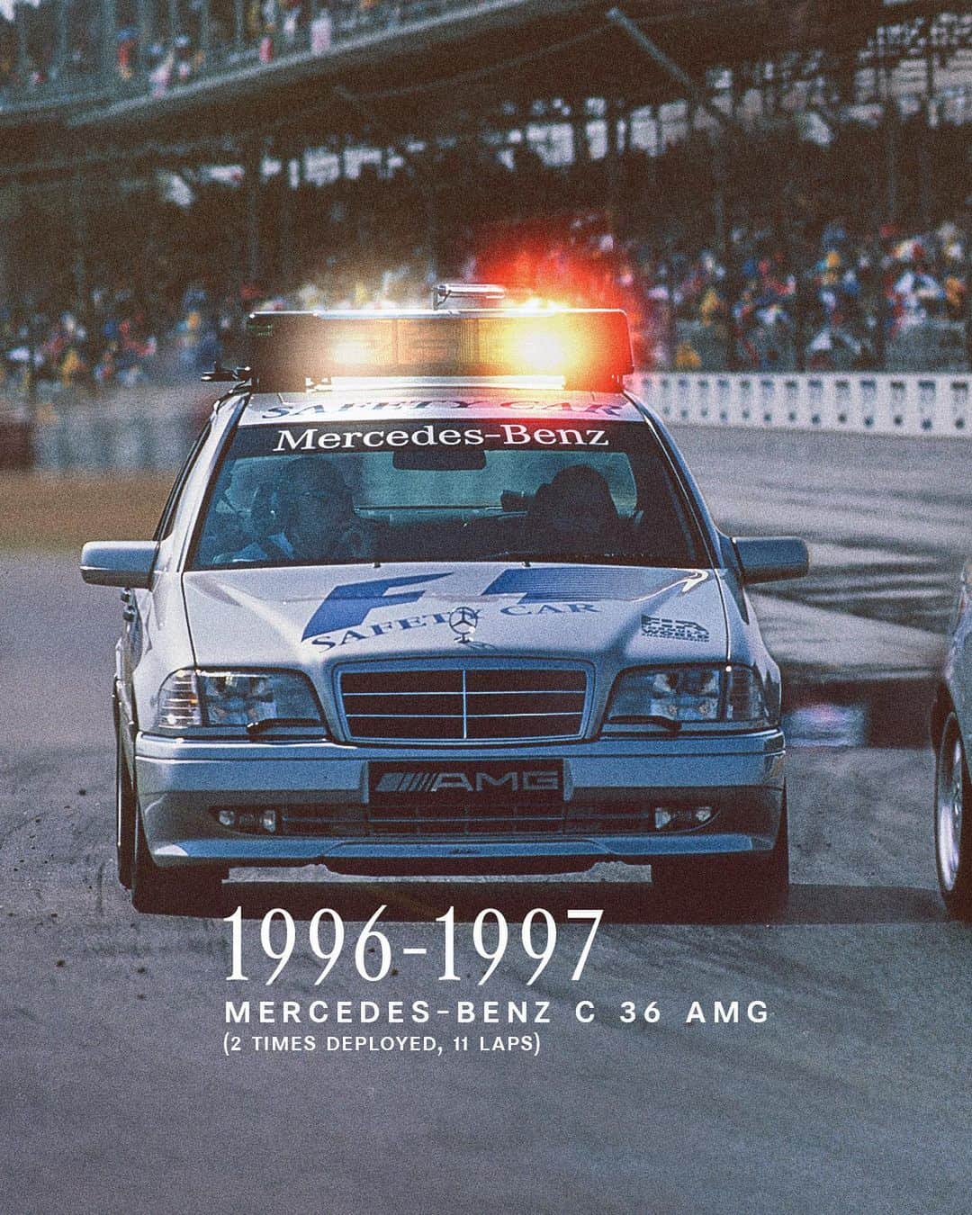 メルセデス・ベンツさんのインスタグラム写真 - (メルセデス・ベンツInstagram)「Did you know? This year, we celebrate 25 years of the Mercedes-Benz F1 Safety Car! 🙌 Let’s have a look back at where it all began. 👀 #MercedesBenz #DrivingInnovation #MBclassic」7月14日 23時56分 - mercedesbenz