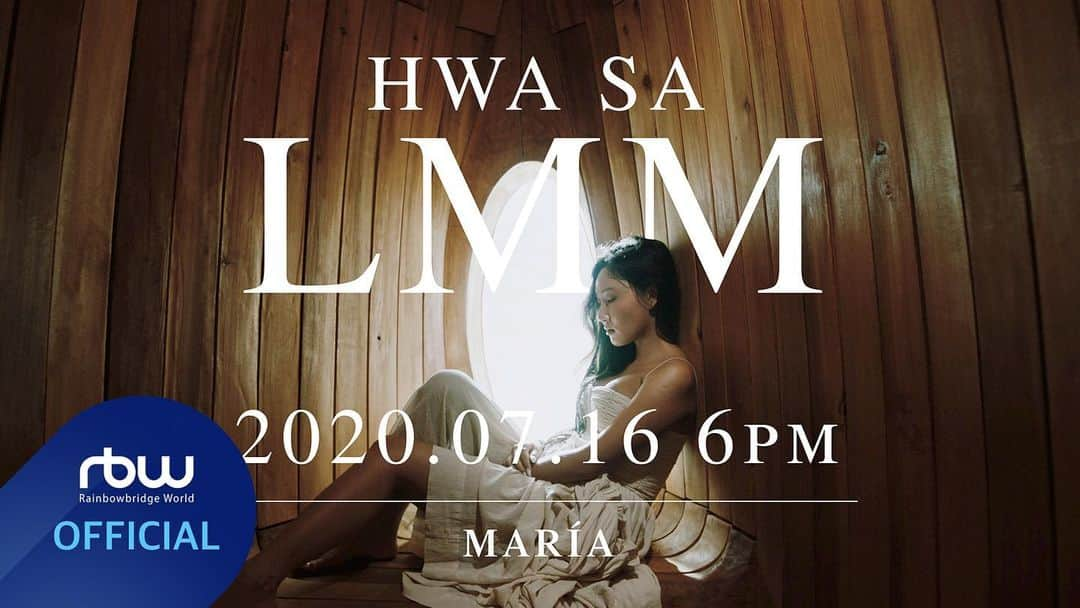 Mamamooさんのインスタグラム写真 - (MamamooInstagram)「. [#화사] - [TEASER] 화사 (Hwa Sa) - LMM #2 - 🎶 https://youtu.be/aS8EbTc5ILY - 2020.07.16 6PM COMING SOON✔ - #HwaSa #María #LMM」7月15日 0時00分 - mamamoo_official