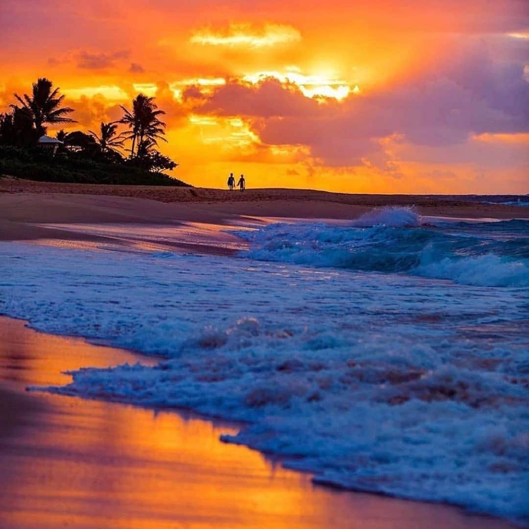 Padgramさんのインスタグラム写真 - (PadgramInstagram)「Sunset glow in Hawaii #pgdaily #pgstar #pgcounty #planetgo #planetearth #planet」7月15日 0時31分 - planet.go
