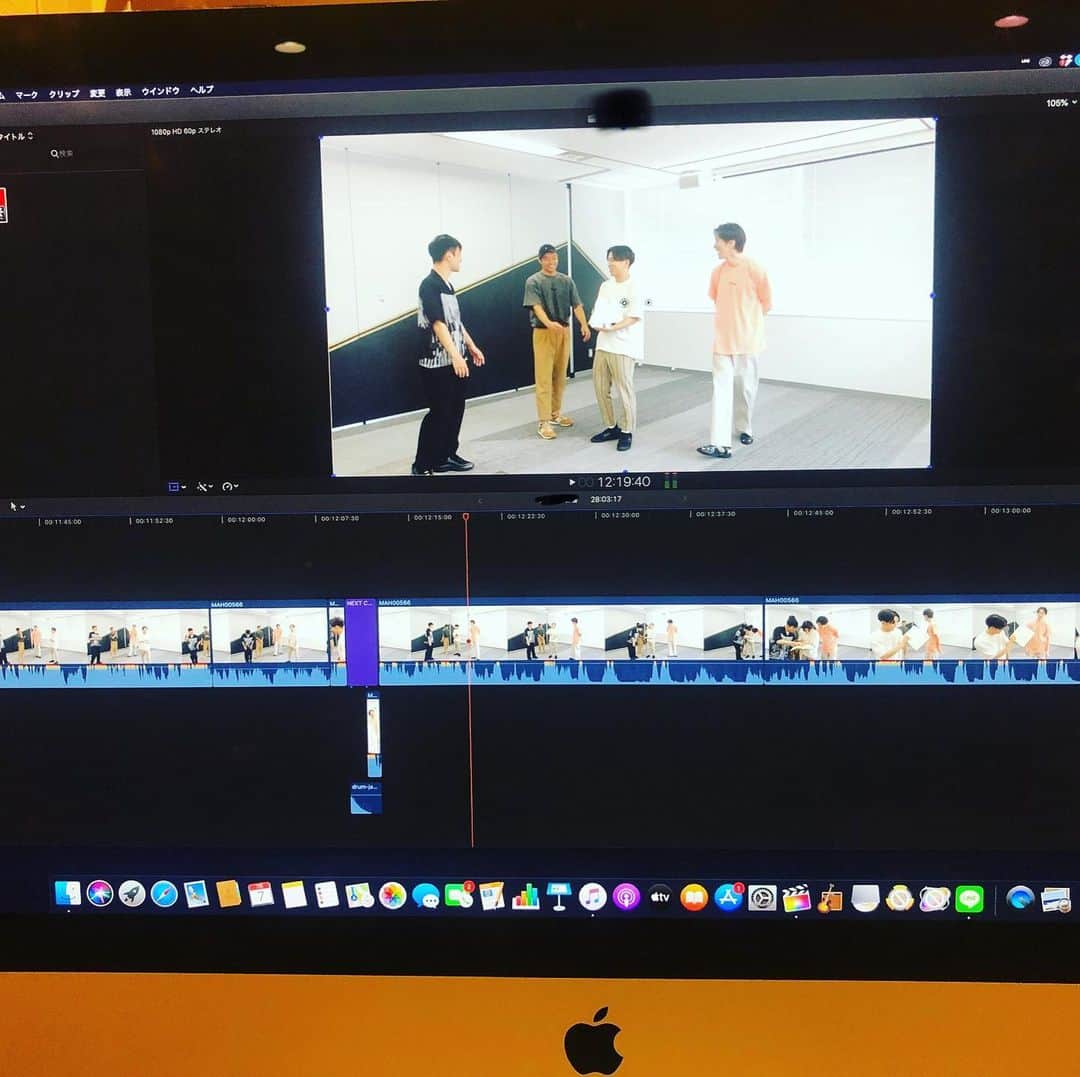 Kazuki Hamamotoのインスタグラム：「#カズキのタネ 編集中〜💻 こちらは今後公開するs**t kingzでとあるチャレンジをした動画です^_^」