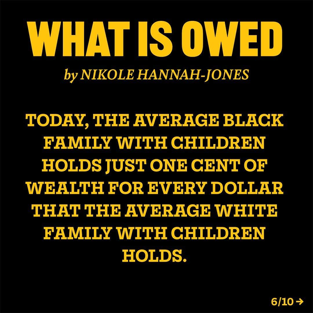 デュア・リパさんのインスタグラム写真 - (デュア・リパInstagram)「We can't understand racial injustice if we don't first understand the centuries-long forced economic disadvantage of Black Americans. “What Is Owed” in the NYT magazine by Nikole Hannah-Jones should be mandatory reading. Link in stories. @nytimes   #whatisowed #reparations #nikolehannahjones」7月15日 1時35分 - dualipa