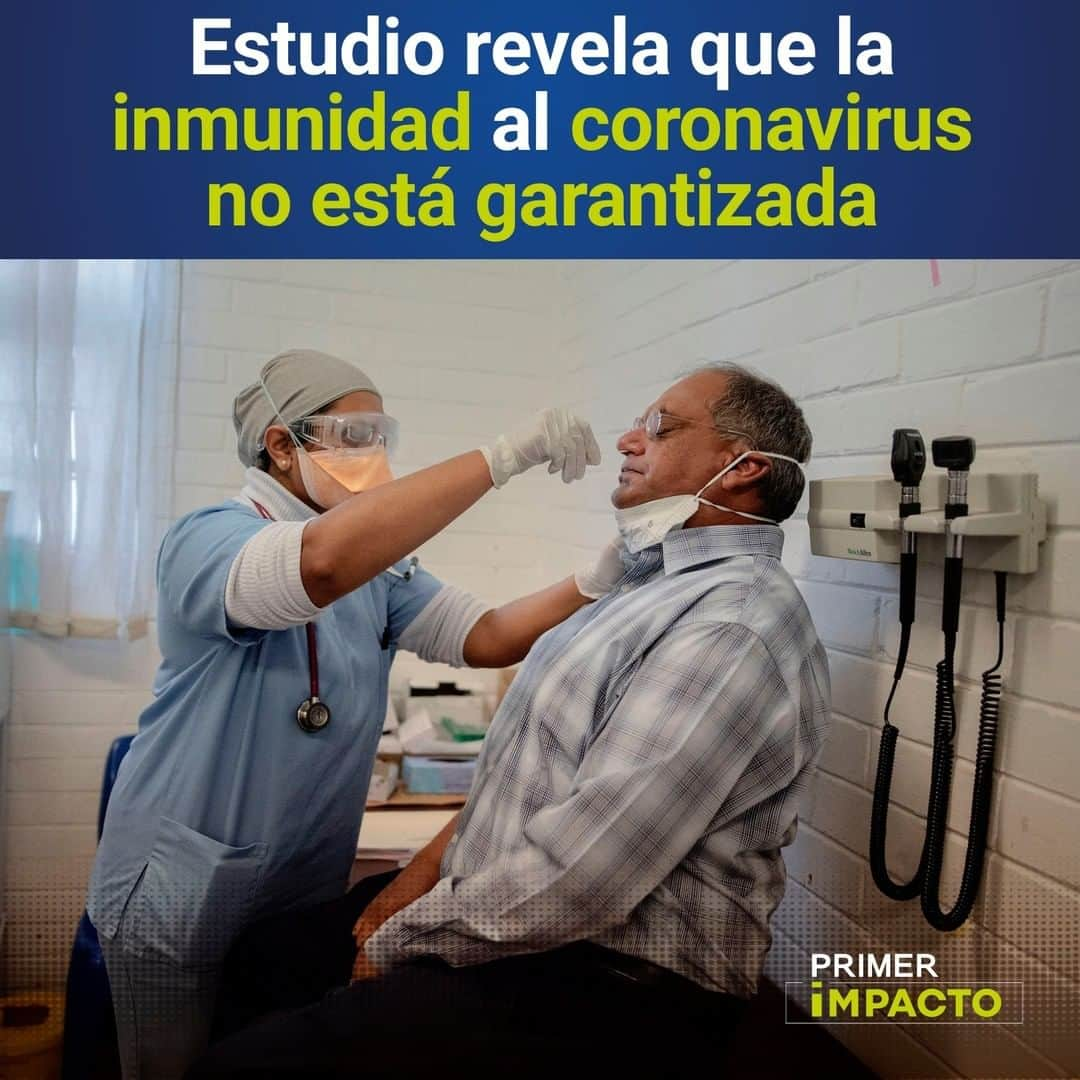 Primer Impactoさんのインスタグラム写真 - (Primer ImpactoInstagram)「Estudio reveló que la inmunidad al #coronavirus no está garantizada: los anticuerpos pueden perderse en meses.  Las personas podrían reinfectarse ya que después de tres meses de haber generado anticuerpos apenas el 16.7% de ellos los conservaba en un alto nivel, según la investigación del King's College de Londres.  El estudio se basó en el seguimiento de 90 pacientes con #covid19.  Para leer más de esta noticia ingresa al link de nuestra biografía.  #PrimerImpacto.」7月15日 1時37分 - primerimpacto