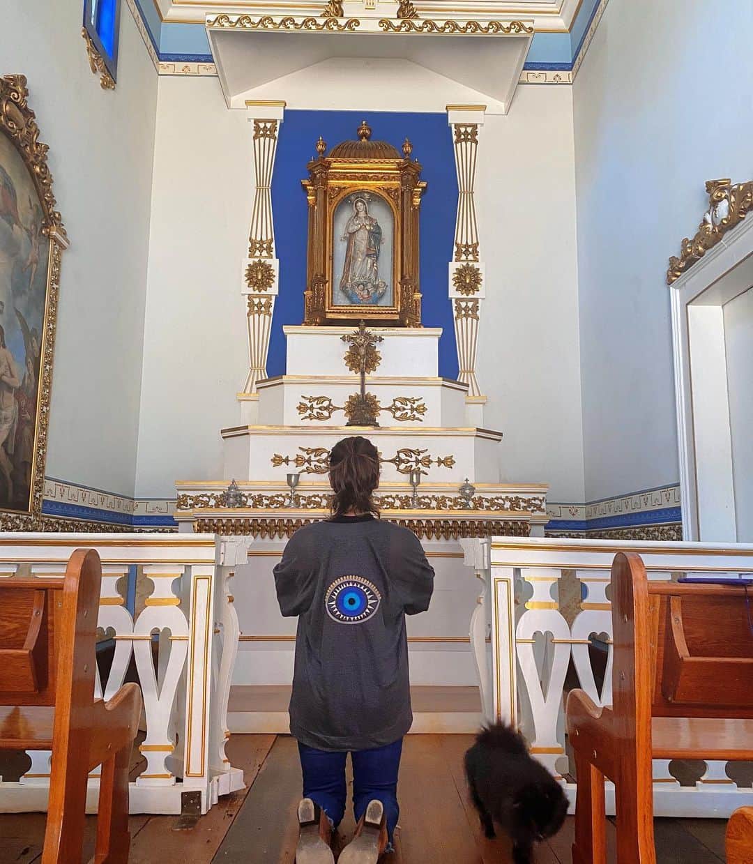 Giovanna Antonelliのインスタグラム：「'Toda vez q desanimar, respira fundo, ora baixinho, foca na esperança, abraça a fé e vai com tudo!!!! '💙 🙌🏻」