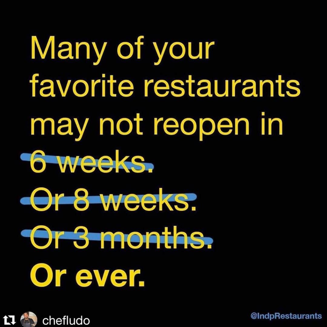 ミシェル・ブランチのインスタグラム：「This took two seconds to do!! Please sign and help #saveourrestaurants   #Repost @chefludo ・・・ Our industry is on the brink of extinction, along with millions and millions of jobs. We need the government to help. Please go to link in my bio and sign up to send letters to your senators. The link will automatically send the letters to your senators. You just need to put in your name & info. Please please please sign. It literally takes less than one minute. Thank you. @indprestaurants」