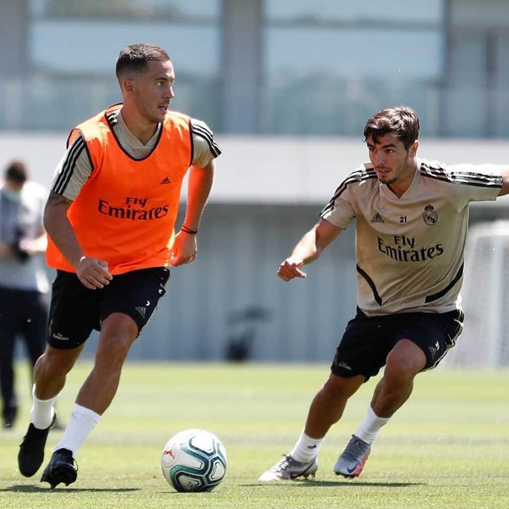 エデン・アザールさんのインスタグラム写真 - (エデン・アザールInstagram)「Training 😅#halamadrid」7月15日 4時05分 - hazardeden_10