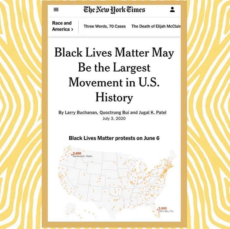 マット・マクゴリーさんのインスタグラム写真 - (マット・マクゴリーInstagram)「Happy 7th Birthday to #blacklivesmatter ! Immense gratitude to the dope women that founded the movement and the many organizers across the country and world fighting for Liberation! @osopepatrisse @opalayo @chasinggarza  # Repost from @opalayo - “Wow. As the person who purchased blacklivesmatter.com 7 years ago, so that we could have a way to communicate and coordinate our larger organizing efforts I’m in awe of the evolution and growth of the work. I see all kinds of people in every corner of the country sharing this message, and so many new people are showing up to protest and join the movement. But I’ve also always believed, deep in my bones, that people of conscience and courage are the majority. And if we could only be reminded of our own humanity and agency, then we might have a fighting chance to chart a different future. We need only look to the countless stories of brave acts throughout history, and from around the world. Stories of Indigenous resistance, to rebellions by enslaved Africans to more contemporary hunger strikes in immigration detention facilities to COVID-19 mutual aid efforts and beyond. Firsthand, I’ve witnessed people In the most dire of scenarios find ways to assert their humanity and demand justice against all odds. I have organized in many uphill battles - sometimes winning sometimes losing, but always knowing that our humanity is not up for negotiation. It will always be our duty to fight for justice. Our movement is not about trivial politics, this is about our very lives. When I see headlines like this I feel so proud of Us. The collective Us. The people who resist.The people who persist. People who behave like another world is possible. Reclaiming the narrative of what it means to be human, and love, and live well. Knowing our resistance is righteous and that we have a duty to build a world that reflects the best of who we are. We have a long way to go, but headlines like this remind me that we are making progress. I encourage you to take heart. And keep that same energy.   #interdependenceday “」7月15日 4時32分 - mattmcgorry