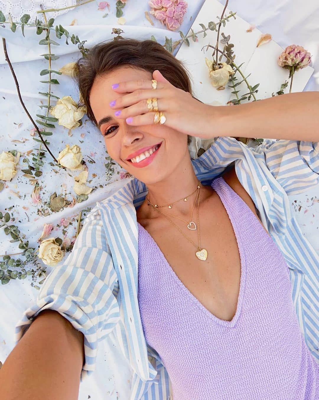Collage Vintageのインスタグラム：「In love with my new jewelry collection for @mariapascual 💕 What’s your favorite piece? ☺️」