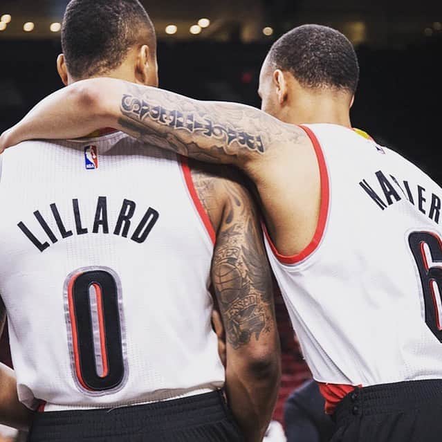 デイミアン・リラードのインスタグラム：「Happy bday bazzo! @shabazznap13r」