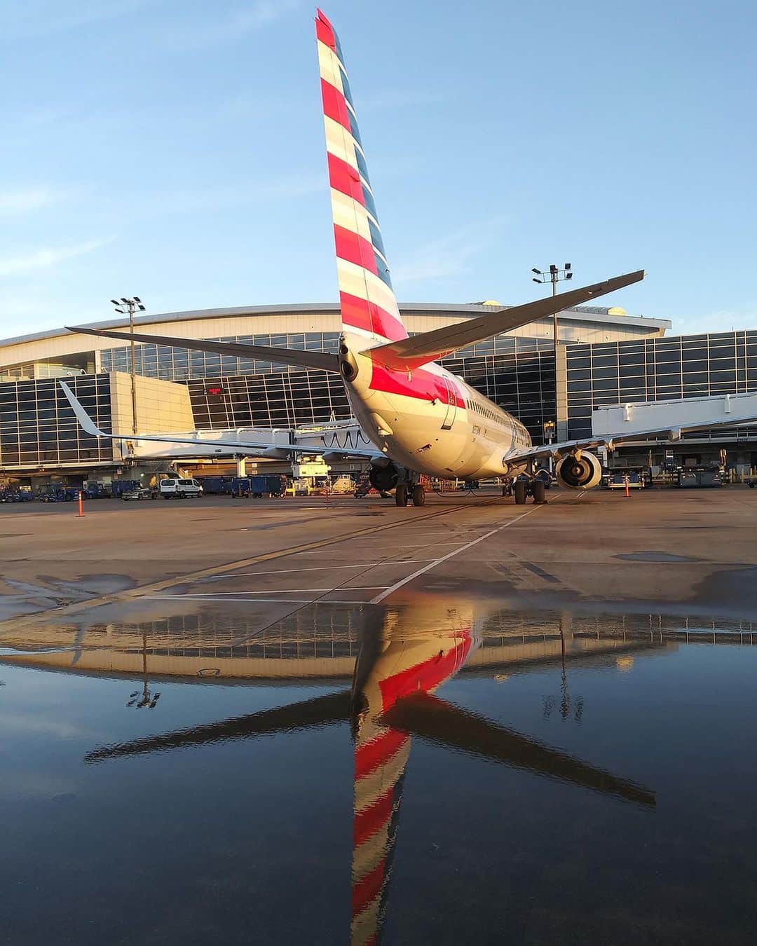 アメリカン航空のインスタグラム：「Tail so nice, had to see it twice. #TailTuesday  📷 by: @zombo777」