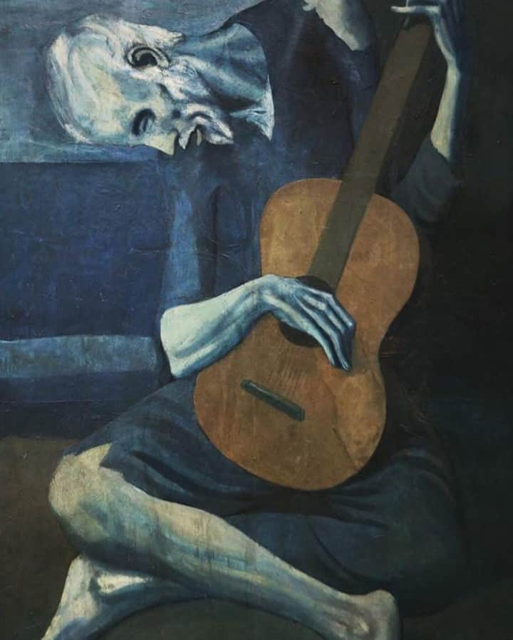 OFF-WHITE C/O VIRGIL ABLOHさんのインスタグラム写真 - (OFF-WHITE C/O VIRGIL ABLOHInstagram)「[premise image] pablo picasso, the old guitarist, 1903-1904, the art institute of chicago, usa via @impressionism.art」7月15日 11時00分 - off____white