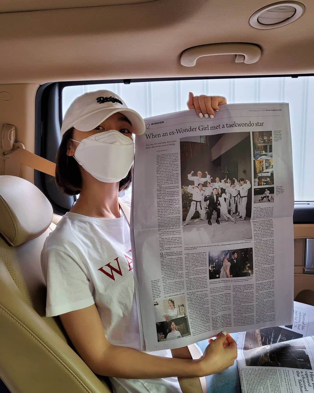 ヘリム さんのインスタグラム写真 - (ヘリム Instagram)「Thank you @koreajoongangdaily_official and @sharon_seunghyeyim for the wonderfully written article🙏#interview and thanks to my personal photographer @shinmincheol for the 📷.」7月15日 12時12分 - wg_lim